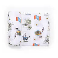Mississippi Baby Muslin Swaddle Receiving Blanket