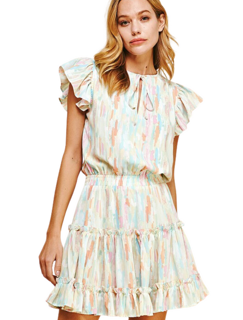 Pinch Watercolor Dress