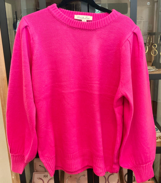 Popping Pink sweater