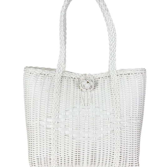 Extra Small White Woven Bag