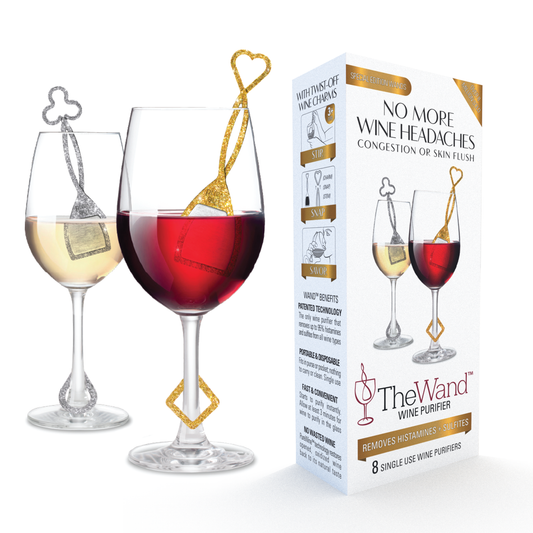 The Wand™ Wine Purifier 8-Pack, Silver & Gold